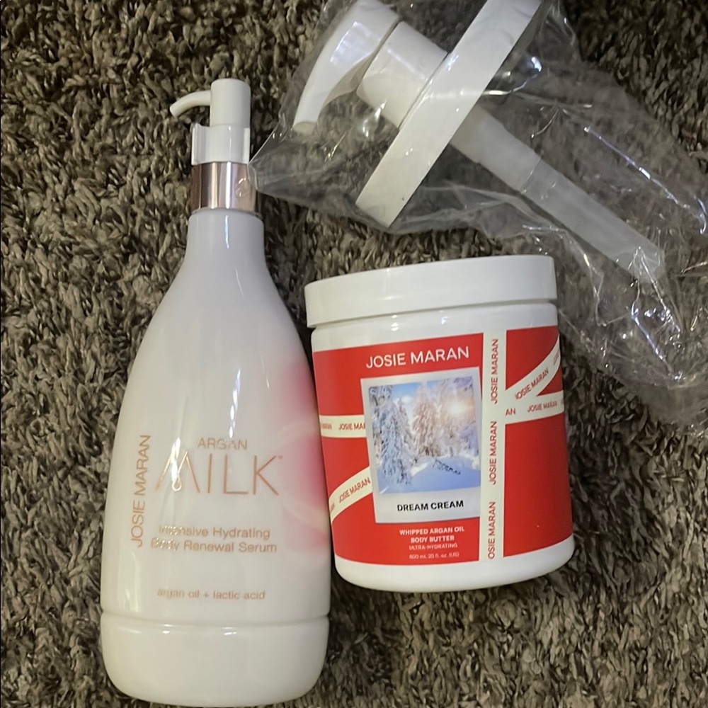 Josie Maran Argan Milk Serum and Dream Cream Set